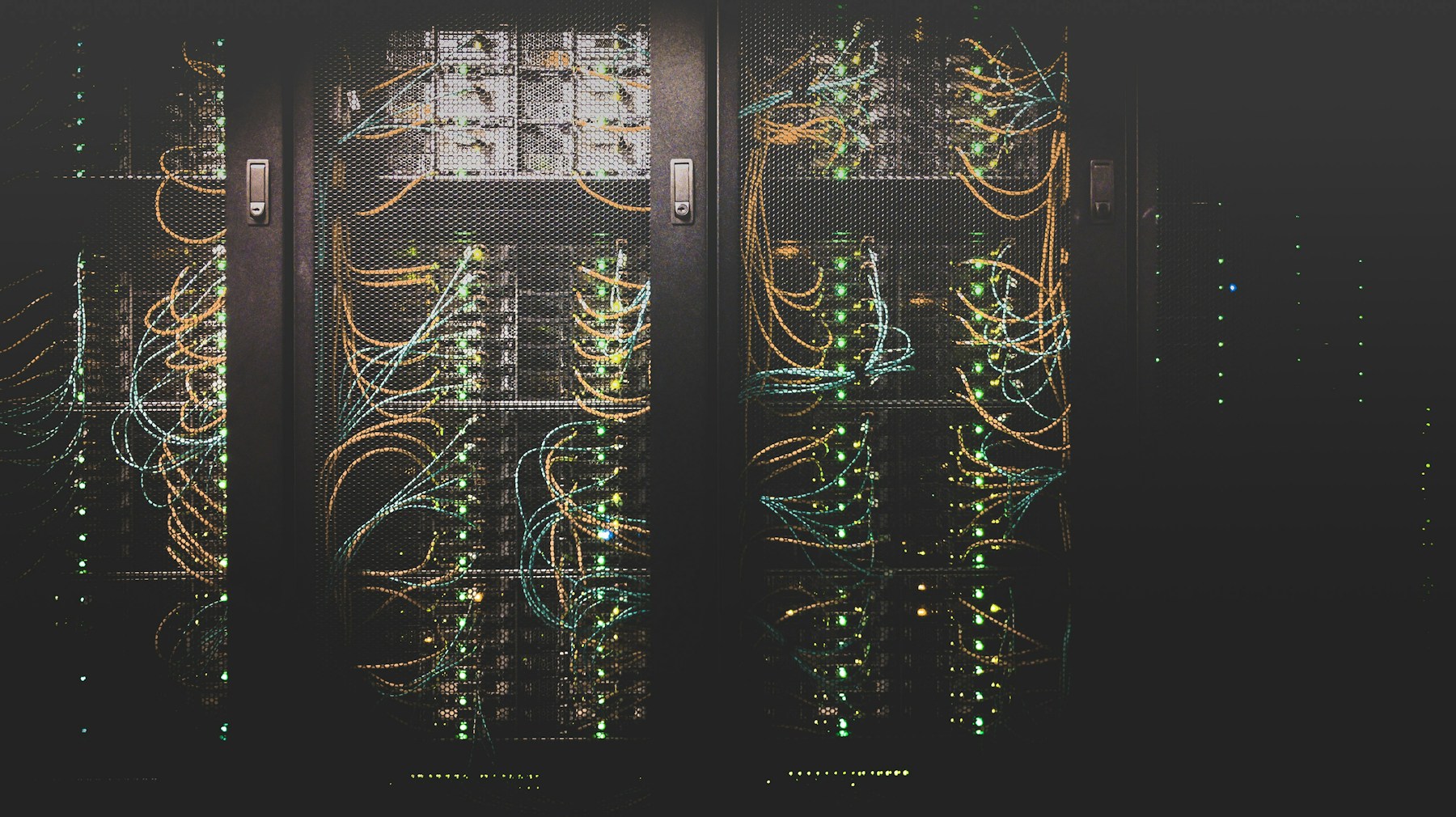 Data center racks representing compute capacity planning for AI startups.