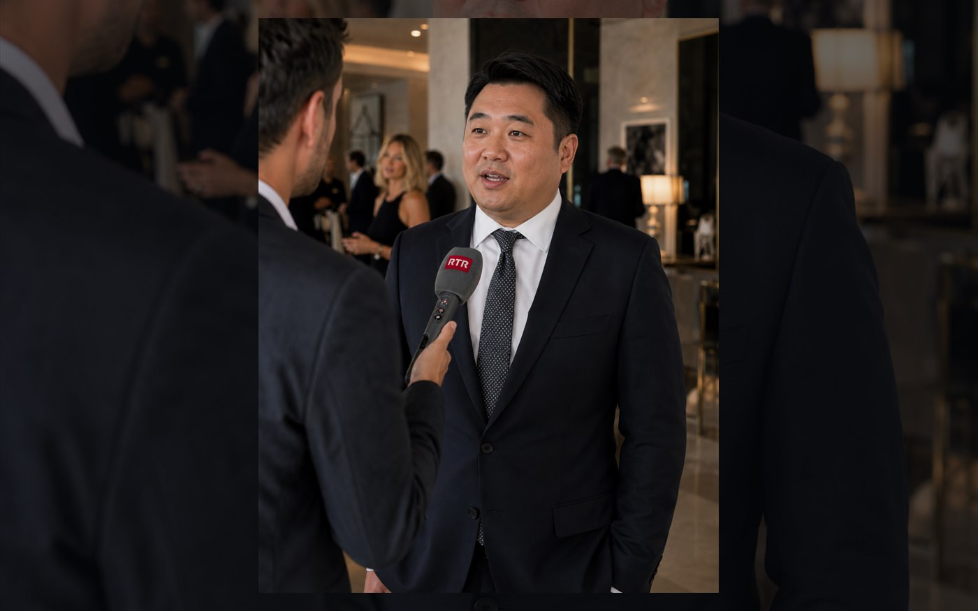 Lu Zing W. during an event-week media interview in Zurich for Valarty's Founder Rooms.