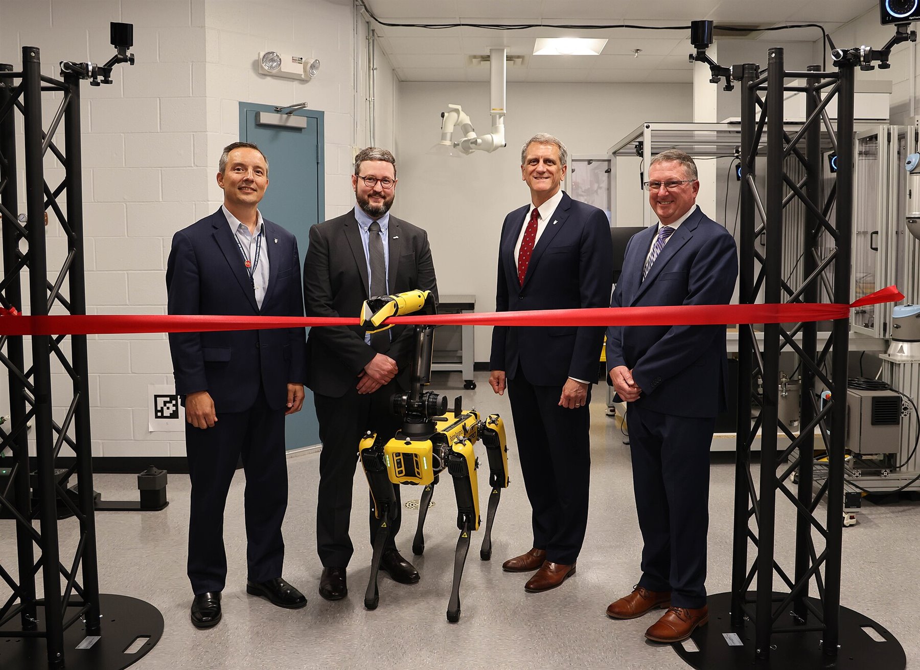 Advanced manufacturing automation laboratory, representing the AI-native industrial base.